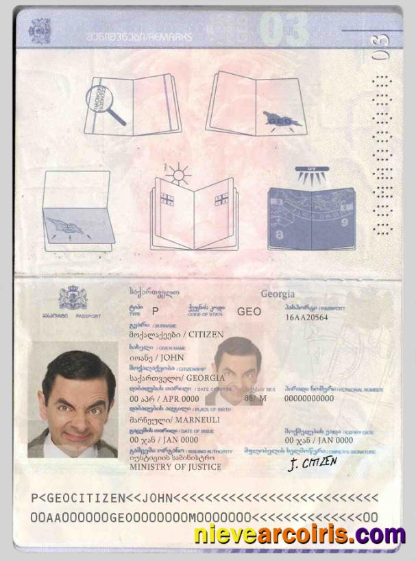 Georgia passport